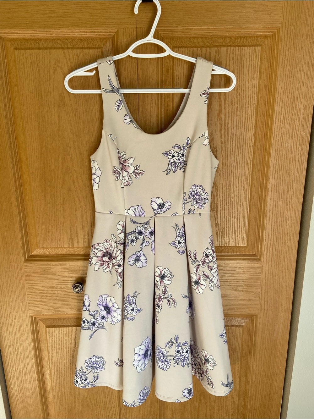 Altar’d State Floral Dress with Scoop Neck